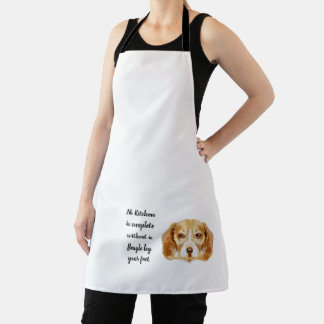 Delantal Beagle Apron, Perro Apron
