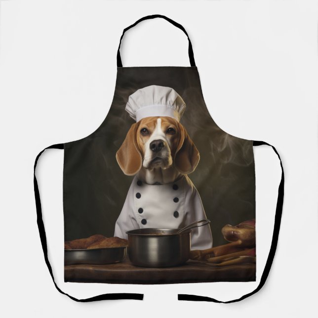 Delantal Beagle Dog Chef (Anverso)