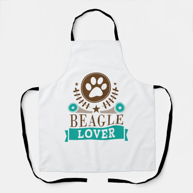Delantal Beagle Dog Lover (Anverso)