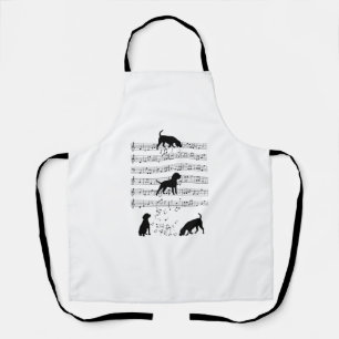 Delantal Beagle dog Music Note Clef Musician Beagle do