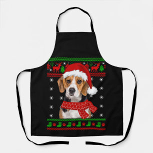 Delantal Beagle Dog Navidades suéteres feos Perros Perros