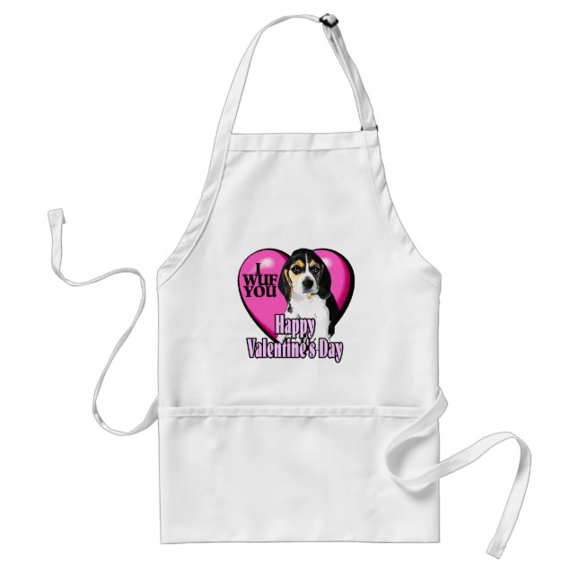 Delantal Beagle I Wuf You (Frente)