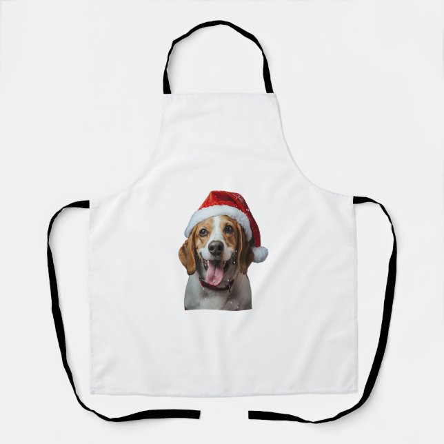Delantal Beagle Navidades (Anverso)