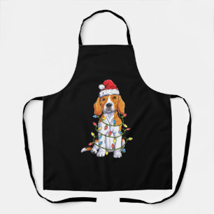 Delantal Beagle Santa Christmas Enfoca Navidad Regalos Niñ