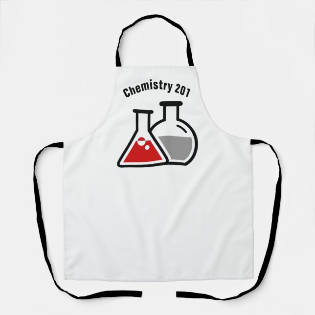 Delantal Beakers Design Chemistry Science Apron (Anverso)