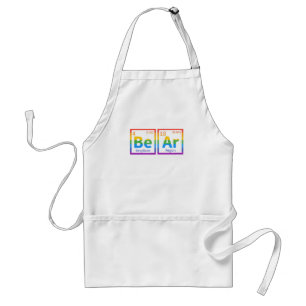 Delantal Bear tabla periódica oso oso gay oso orgullo LGBT