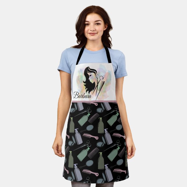 Delantal Beauticians personalizados (Gastado)