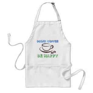 Delantal Bebe café, sé feliz - Apron