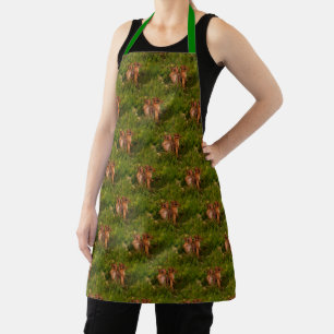 Delantal Bebé Chipmunks Animal Nature Art