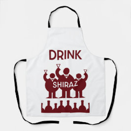 Delantal Bebedores de Vino Shiraz