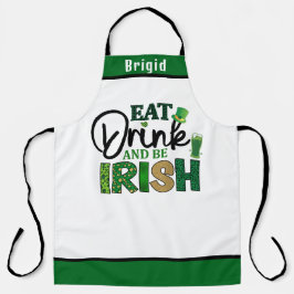 Delantal Bebida "Be Irish Apron" - Gracioso regalo personal
