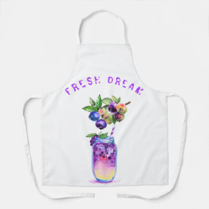 Delantal Bebida Guay de jugo de arándano fresco - cóctel
