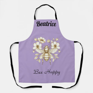 Delantal Bee Happy Personalizado
