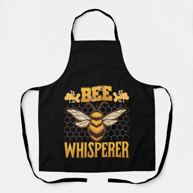 Delantal Bee Whisperer Beekeeper Honey Salvar A Las Abejas (Anverso)