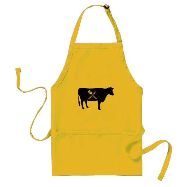 Delantal Beef King of Meats Food BBQ (Frente)