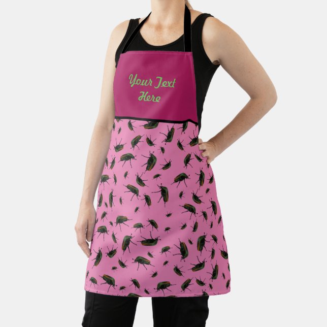 Delantal Beetle Bug Apron (in situ)