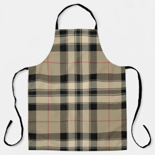 Delantal Beige clásico + negro