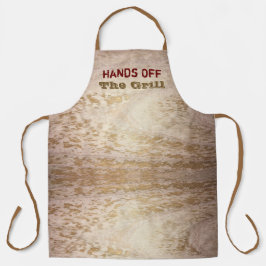 Delantal Beige y oro