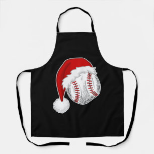 Delantal Béisbol, amantes del Softball - Gorra de Santa Cla