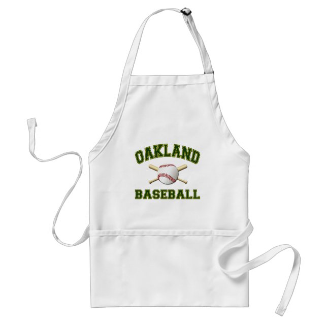 DELANTAL  BÉISBOL DE OAKLAND (Frente)