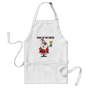 Delantal Bell Ringing Black Santa Claus