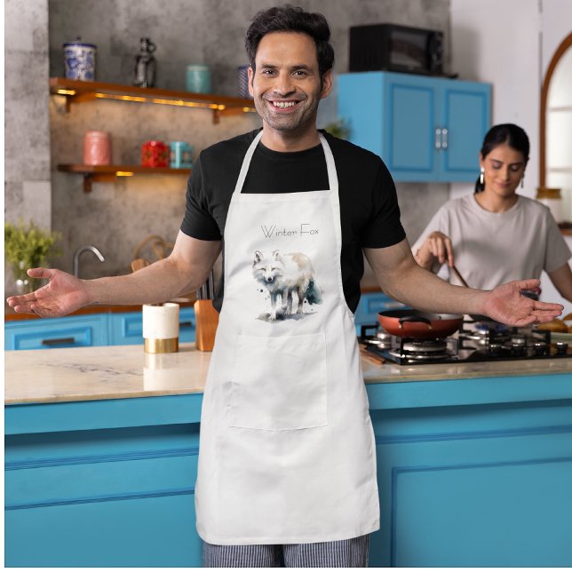 Delantal Belleza ártica: personalizado de Winter Fox (Subido por el creador)