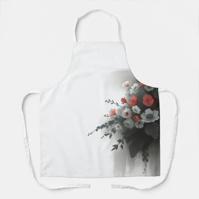 Delantal Belleza eterna: flores en pleno 🌸 ✨ (Anverso)