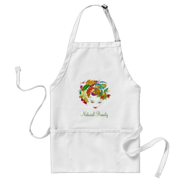 Delantal Belleza natural ~ Cocina Apron / barbacoa (Frente)