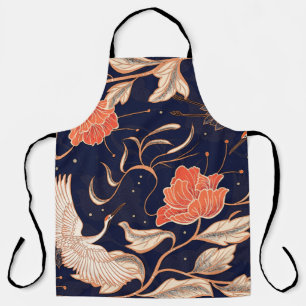 Delantal Bellos pétalos de estilo antiguo chino