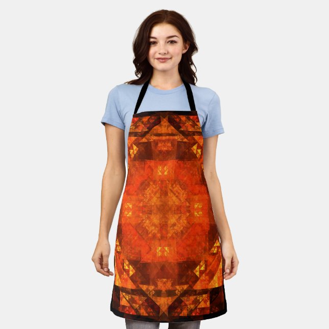 Delantal Bendiciendo Art Apron abstracto (Gastado)