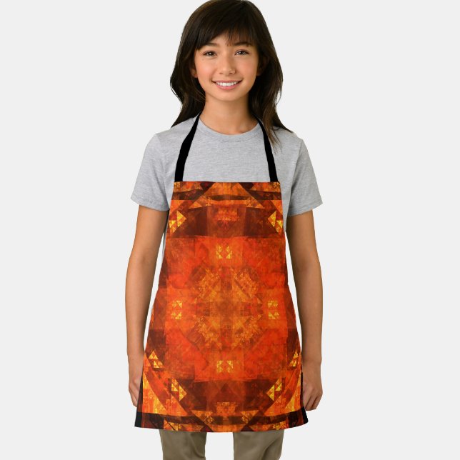 Delantal Bendiciendo Art Apron abstracto (in situ)