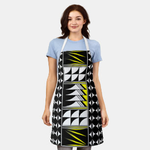 Delantal Bendición de plumas nativas en amarillo