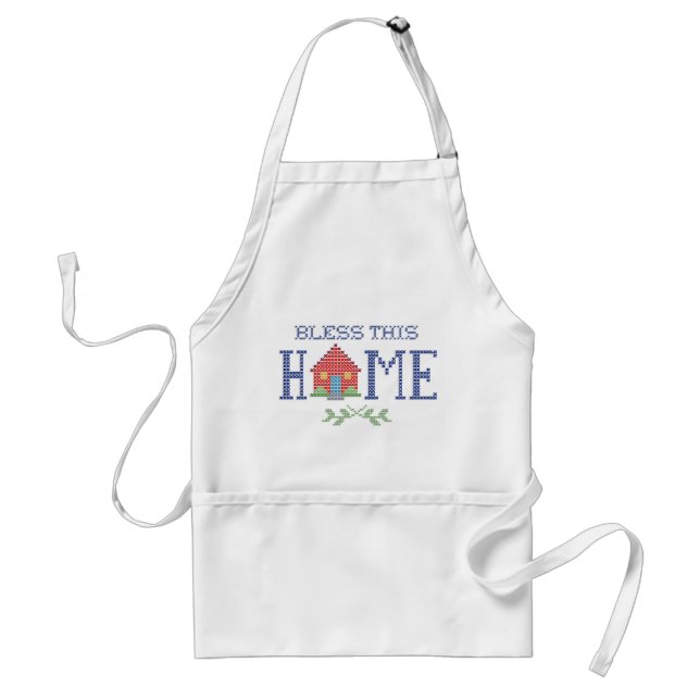 Delantal Bendiciones Este Hogar Apron (Frente)