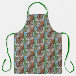 Delantal Bengal Tiger All-Over Print Apron
