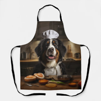 Delantal Bernese Mountain Dog Chef