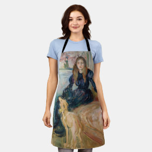 Delantal Berthe Morisot - Julie y su galgo Laerte