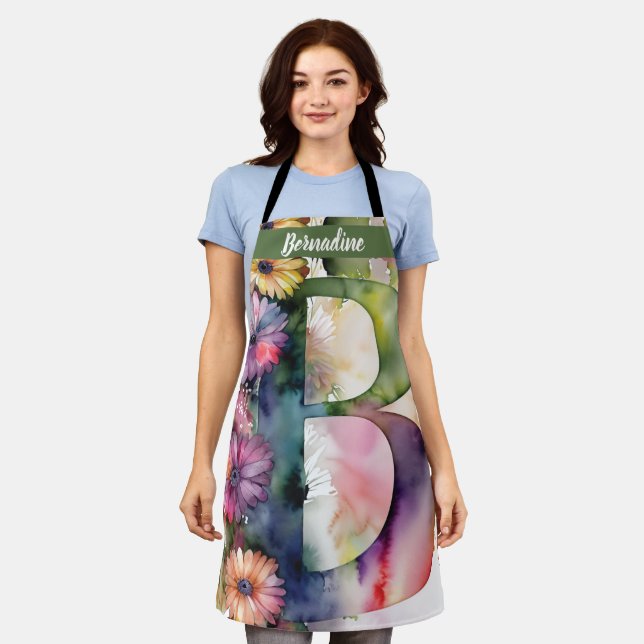 Delantal Besa El Monograma De Cocina Cocina Cocina Cocina D (Gastado)