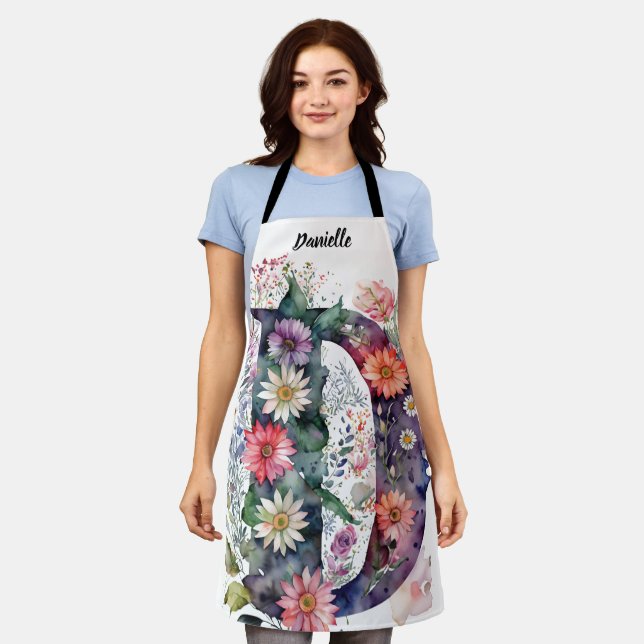 Delantal Besa El Monograma De Cocina Cocina Cocina Cocina D (Gastado)