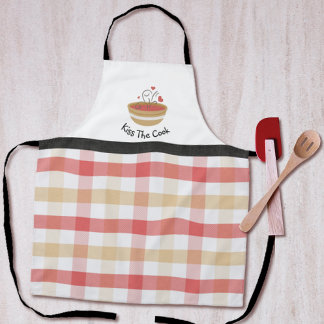 Delantal Besa La Cocina Acogedora Y Acogedora Que Pone Apro