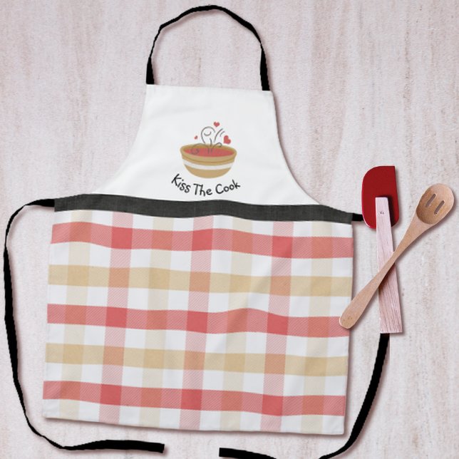 Delantal Besa La Cocina Acogedora Y Acogedora Que Pone Apro (Subido por el creador)