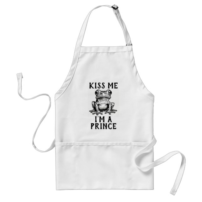 Delantal Bésame soy un príncipe Apron (Frente)