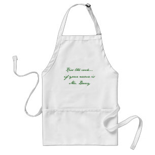 Delantal Bese al cocinero… si su nombre es Sr. Darcy