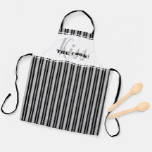 Beso Divertido Al Chef Humor Moderno Negro Blanco