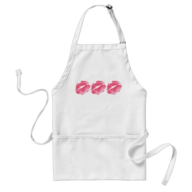 Delantal Beso rosa (Frente)