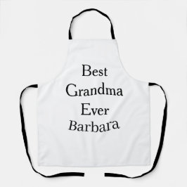 Delantal Best Grandma ever name date simple mothers day min
