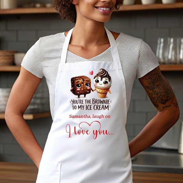 Delantal Best Valentine’s Gift Funny Food Apron Custom Name (Best Valentine’s Gift Funny Food Apron Custom Name)