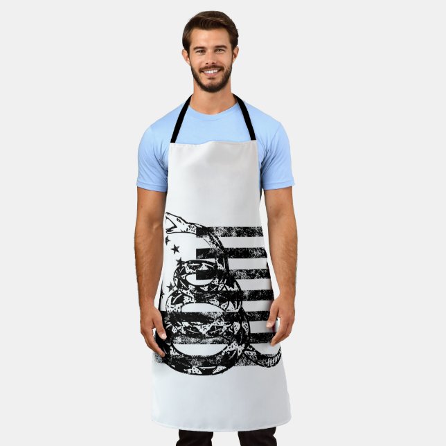 Delantal Betsy Ross American Flag and Snake (Gastado)