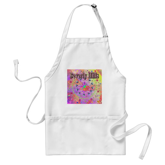 Delantal Beverly Hills Lucky Golden Apron (Frente)