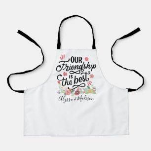 Delantal BFFs de regalo Nuestra amistad es lo mejor