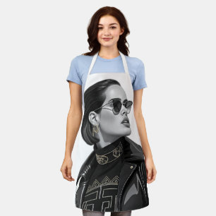 Delantal Bianca Censori High-Fashion Streetwear Tee